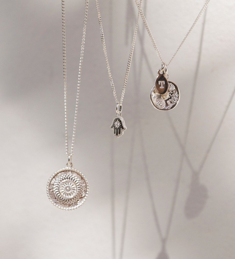 TINY BY THE SEA COIN (STERLING SILVER) IMAGE 3