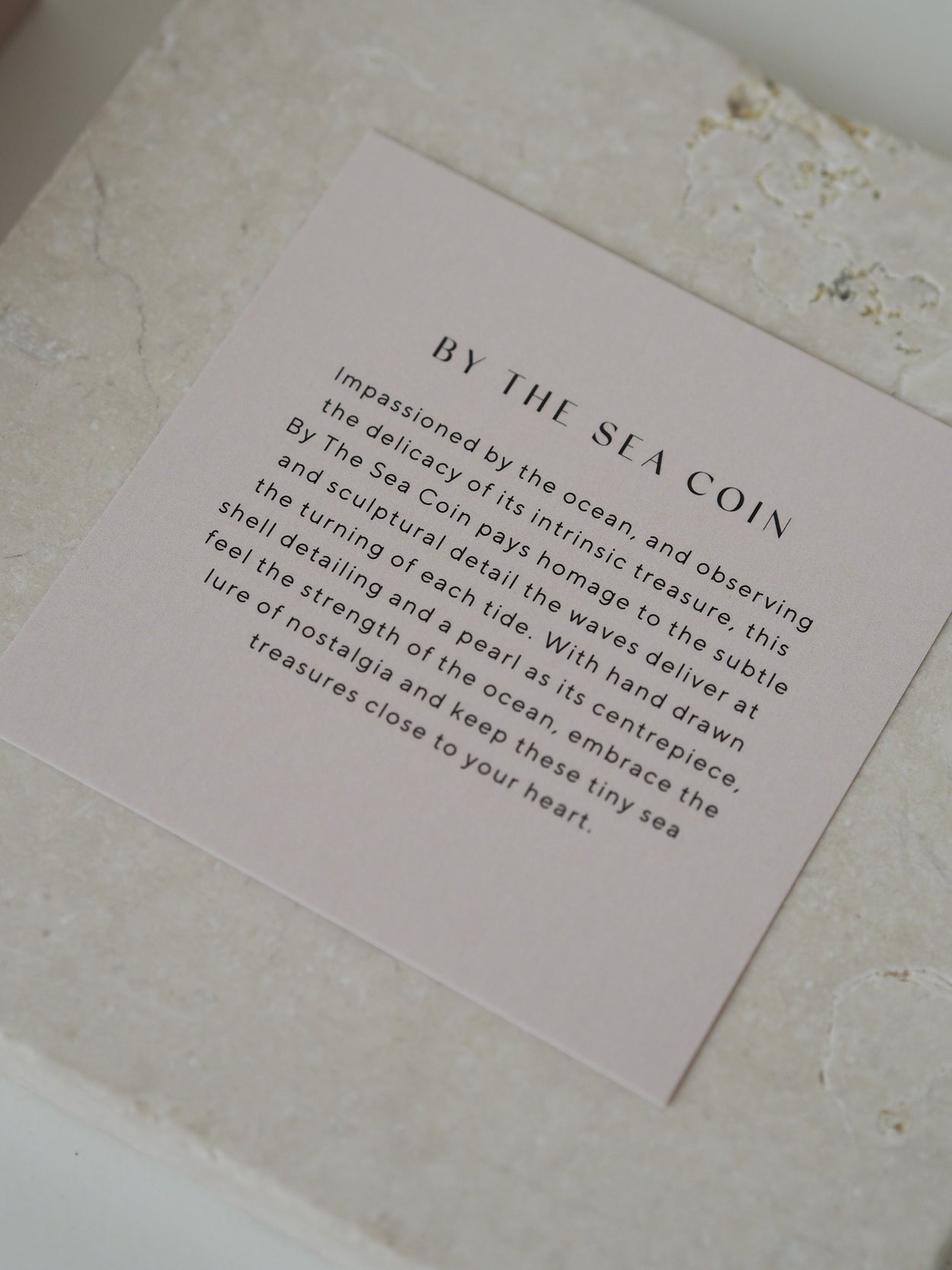 TINY BY THE SEA COIN (STERLING SILVER) IMAGE 5