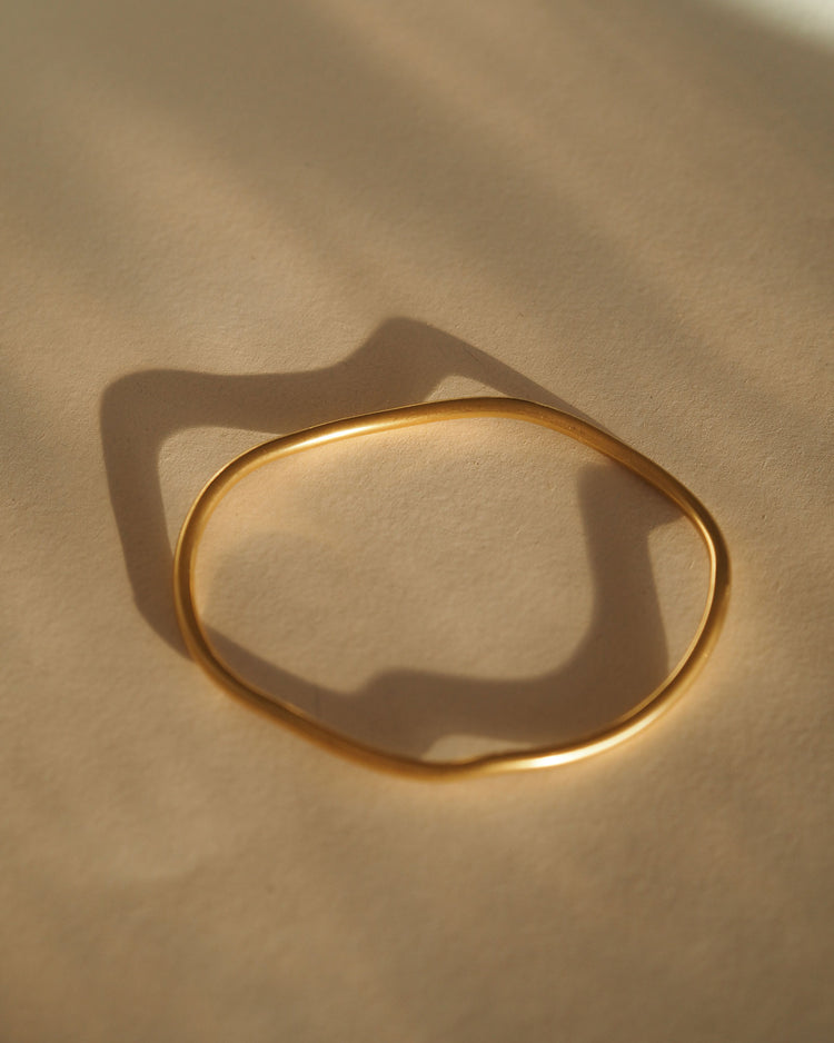 BOTANICA BANGLE (18K GOLD PLATED)