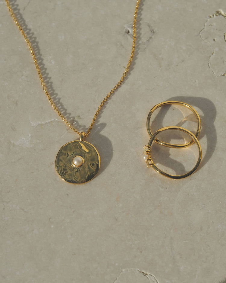 VACATION STACKING RING (18K GOLD VERMEIL)