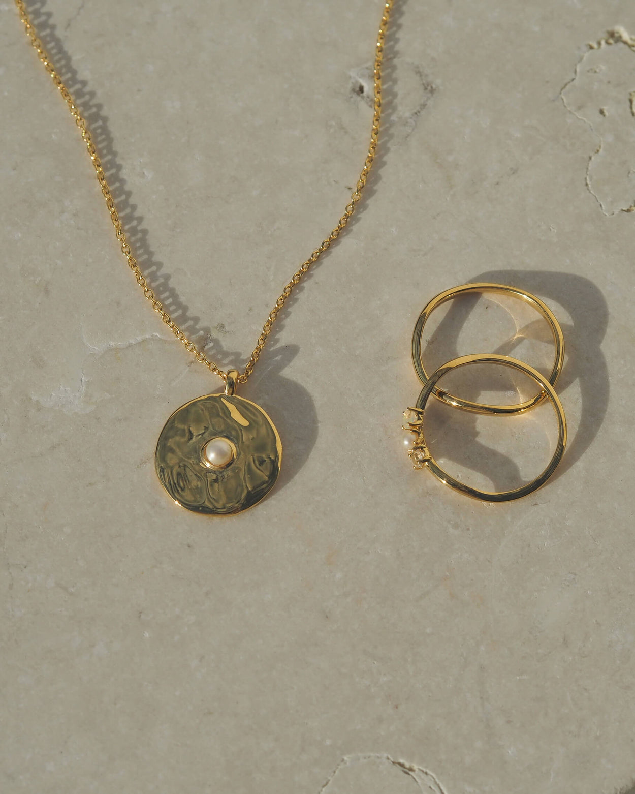VACATION STACKING RING (18K GOLD VERMEIL) IMAGE 4