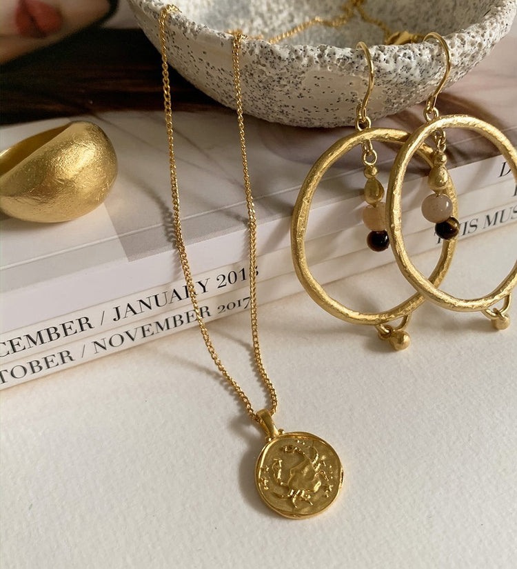CANCER ZODIAC (18K GOLD VERMEIL)