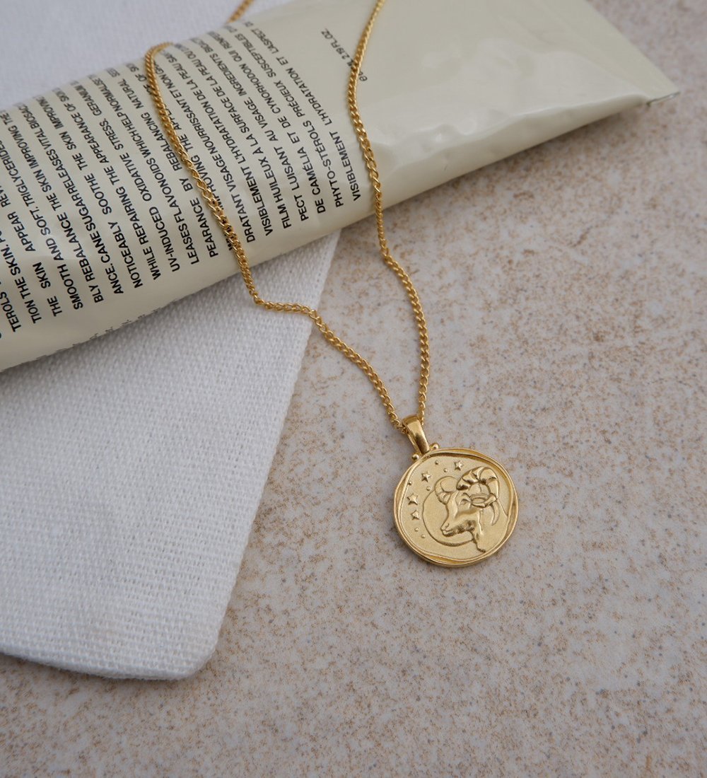ARIES ZODIAC (18K GOLD VERMEIL) IMAGE 4