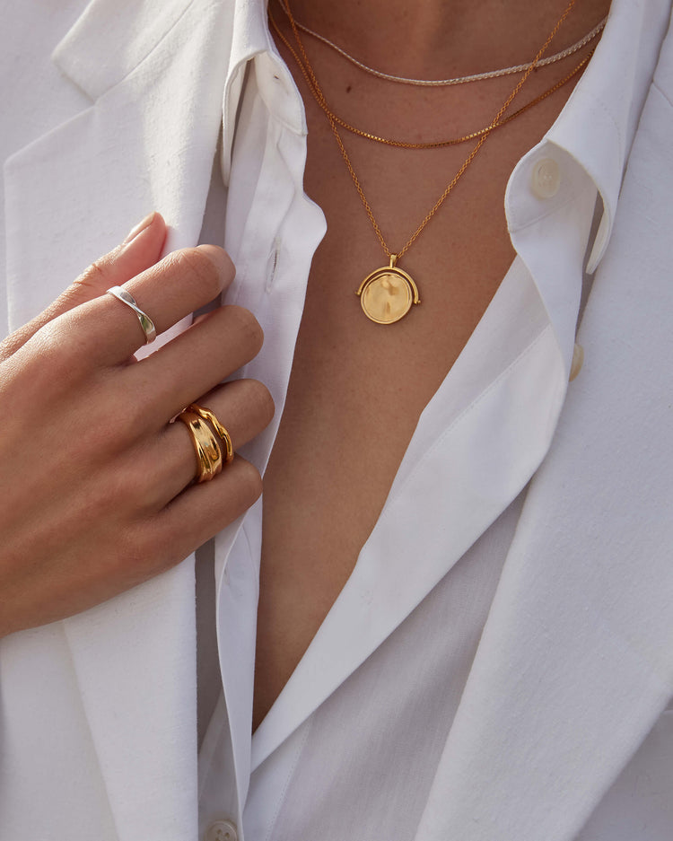 FOLD BAND RING (18K GOLD VERMEIL)