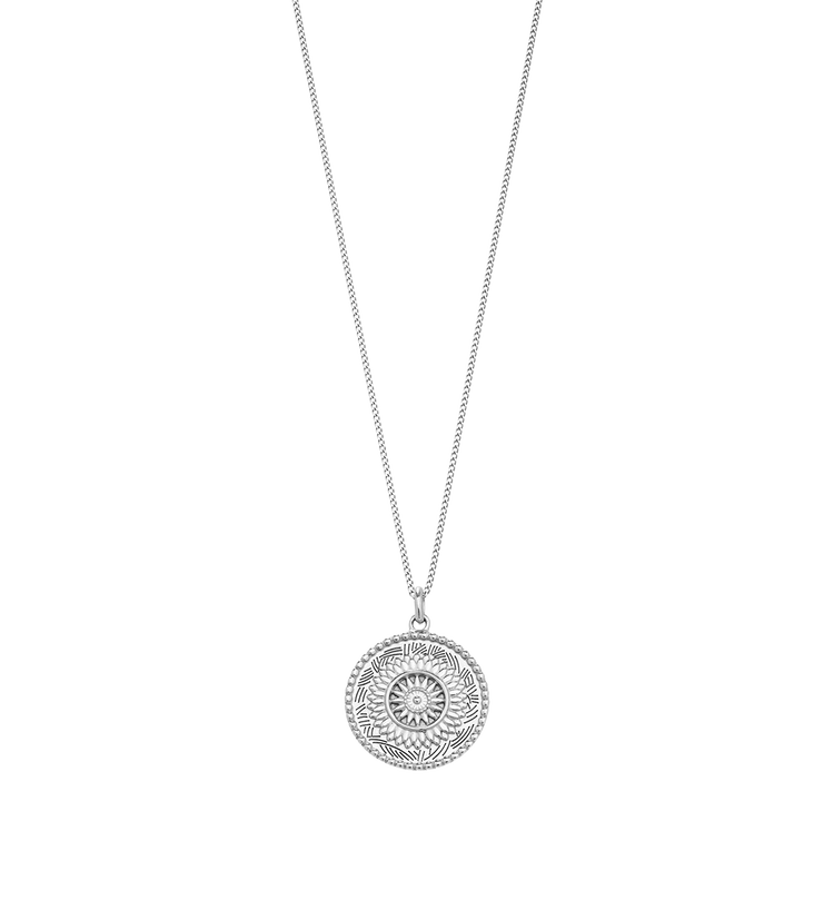 TRAVELLER COIN NECKLACE (STERLING SILVER)