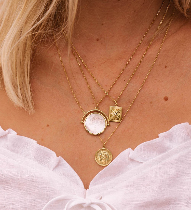 TRAVELLER COIN NECKLACE (STERLING SILVER) IMAGE 2