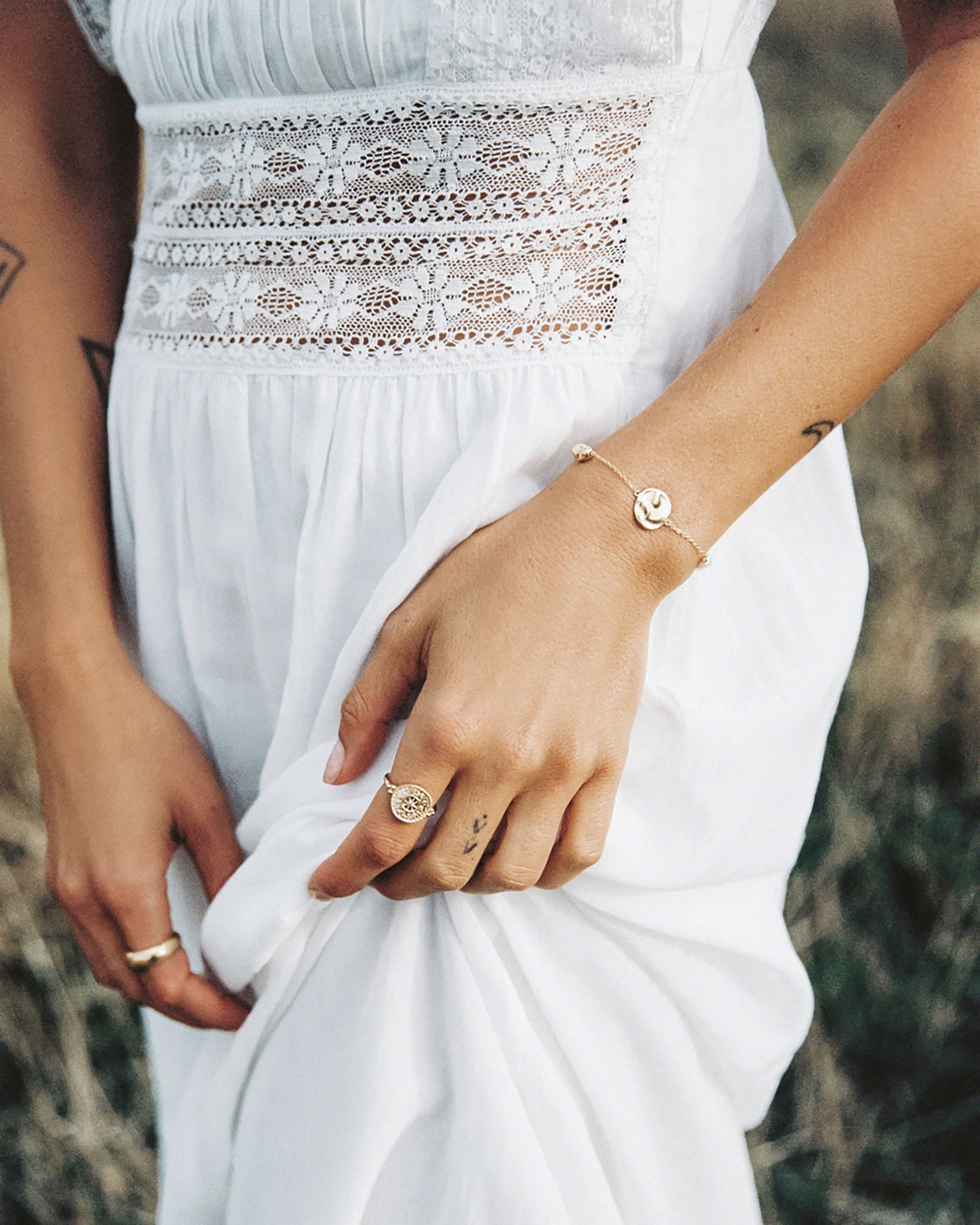 TIDAL PEARL BRACELET (18K GOLD PLATED) IMAGE 2