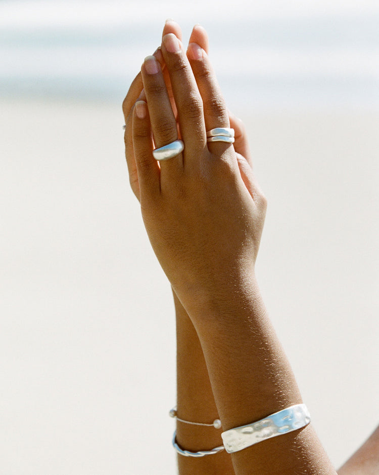 ESSENCE STACKING RING SET (STERLING SIlVER)
