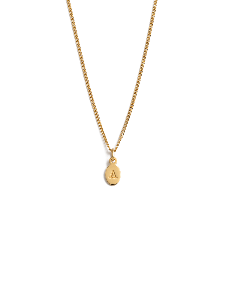 INITIAL NECKLACE A-Z (18K GOLD VERMEIL) IMAGE 1