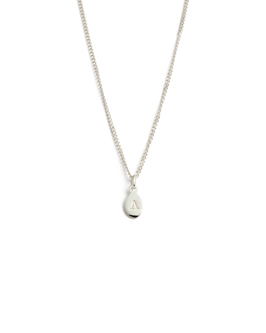 Silver Initial Necklaces