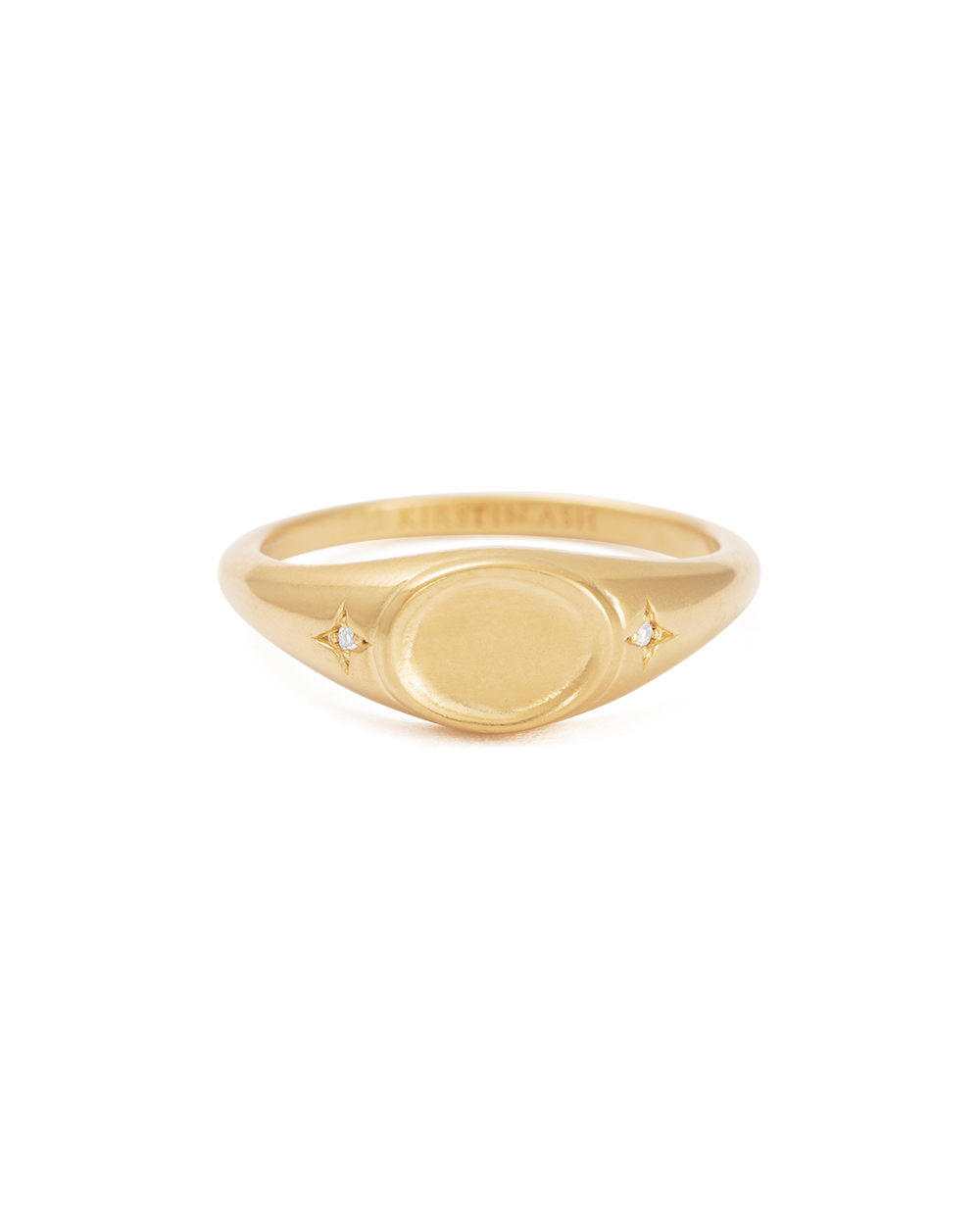 ALIGN SIGNET RING (18K GOLD VERMEIL) IMAGE 1