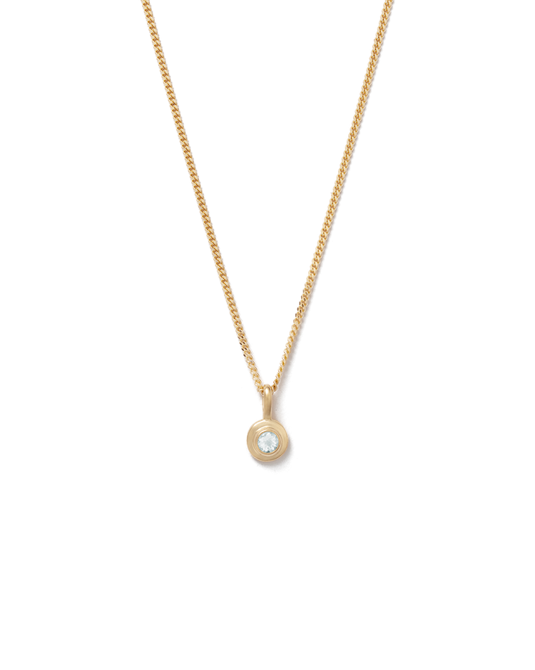BIRTHSTONE NECKLACE (18K GOLD VERMEIL)
