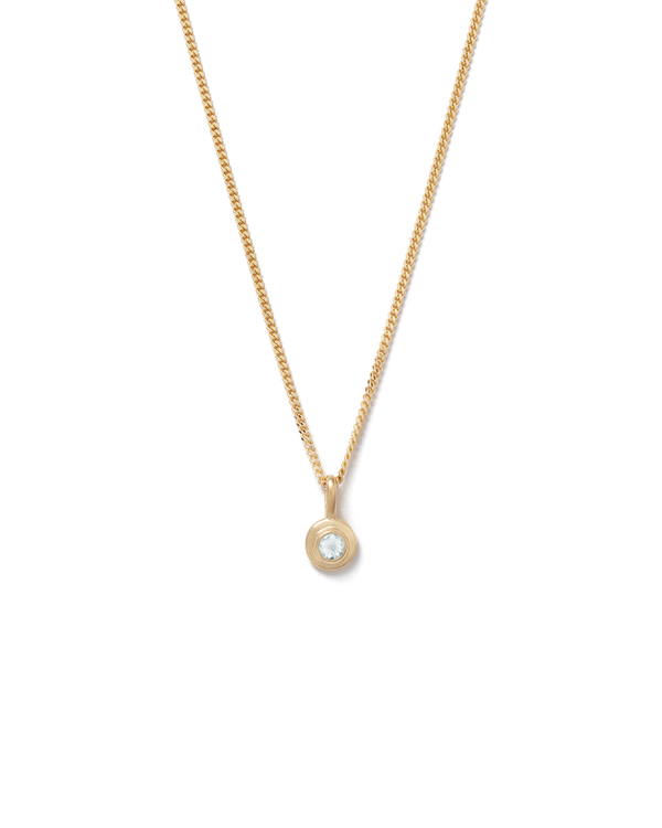 BIRTHSTONE NECKLACE (18K GOLD VERMEIL) MARCH