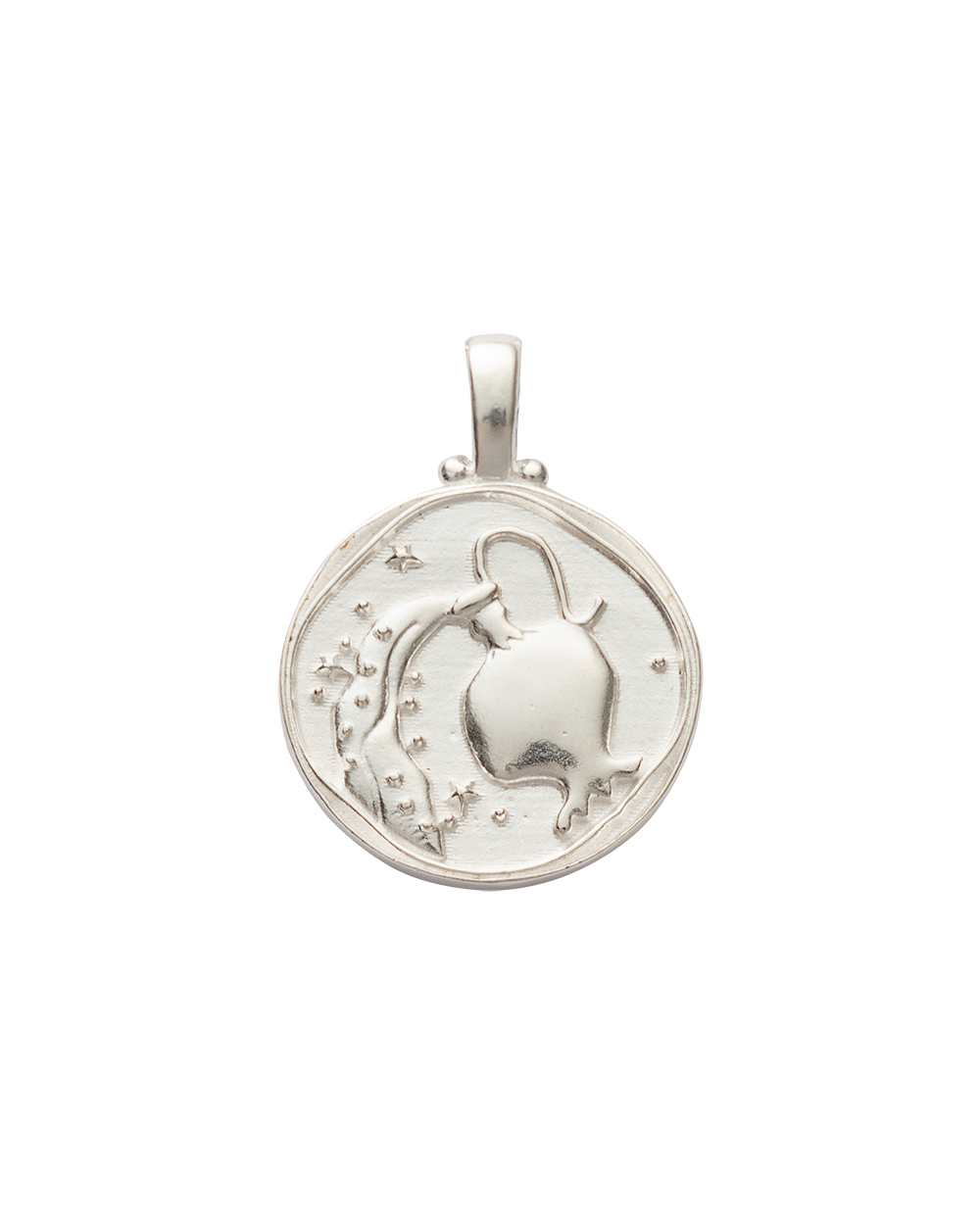AQUARIUS ZODIAC (STERLING SILVER) IMAGE 1