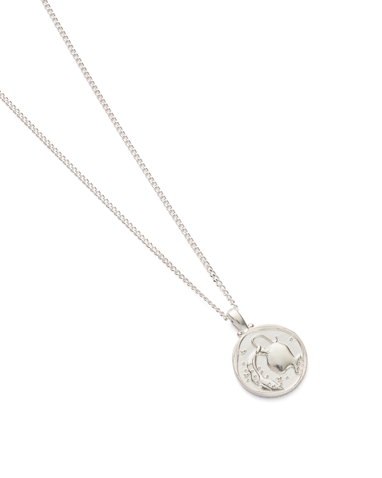 AQUARIUS ZODIAC (STERLING SILVER)
