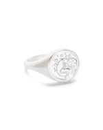 ARIES SIGNET RING (STERLING SILVER) IMAGE 1