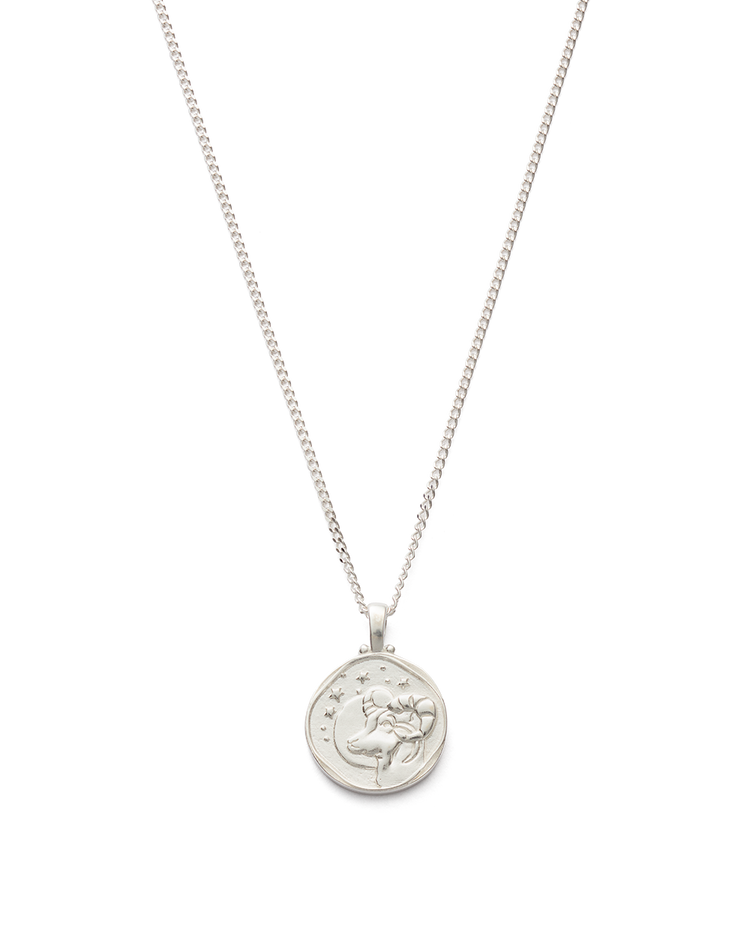 ARIES ZODIAC NECKLACE (STERLING SILVER)