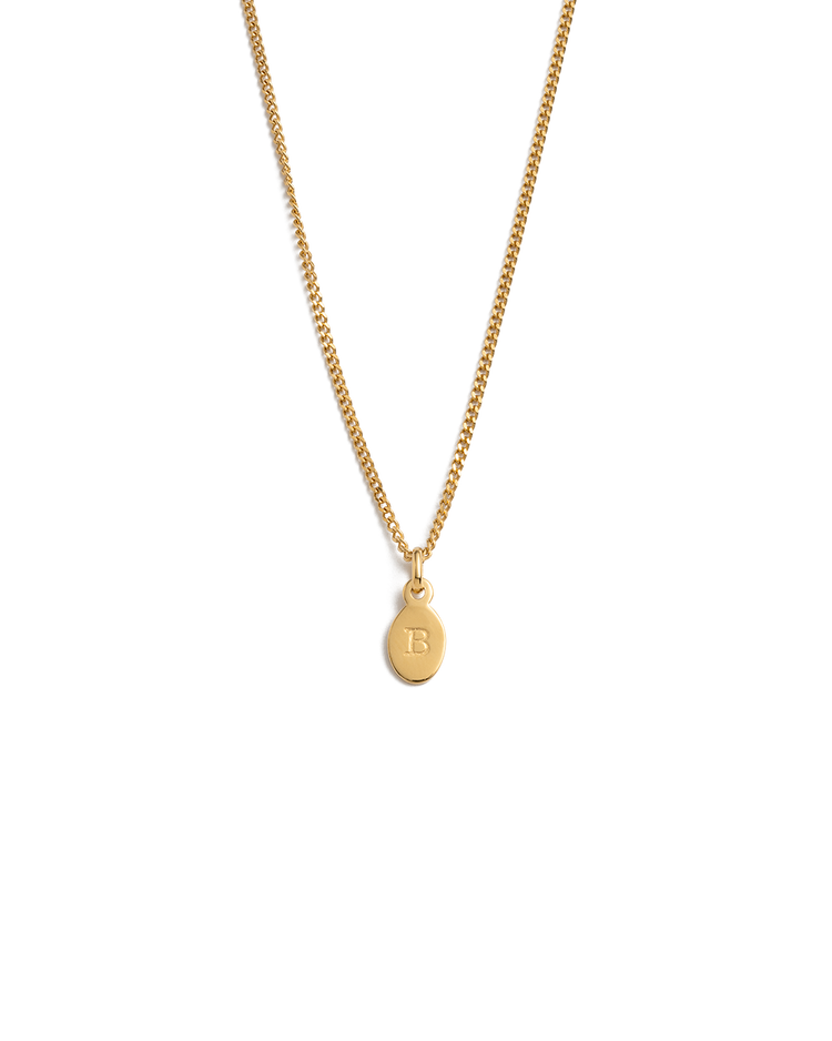 INITIAL NECKLACE A-Z (18K GOLD VERMEIL) IMAGE 7