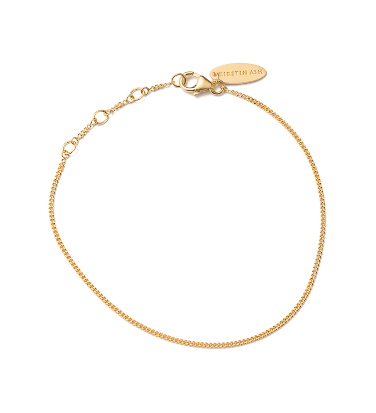 BESPOKE CURB BRACELET (18K GOLD VERMEIL)
