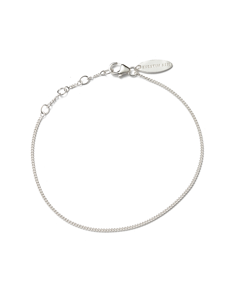 BESPOKE CURB BRACELET (STERLING SILVER) IMAGE 1
