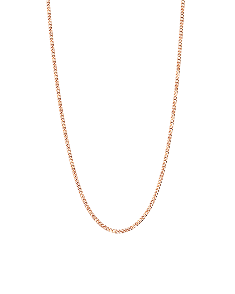 BESPOKE CURB CHAIN (18K ROSE GOLD VERMEIL) IMAGE 1