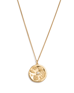 BY THE SEA COIN NECKLACE (18K GOLD VERMEIL) IMAGE 1