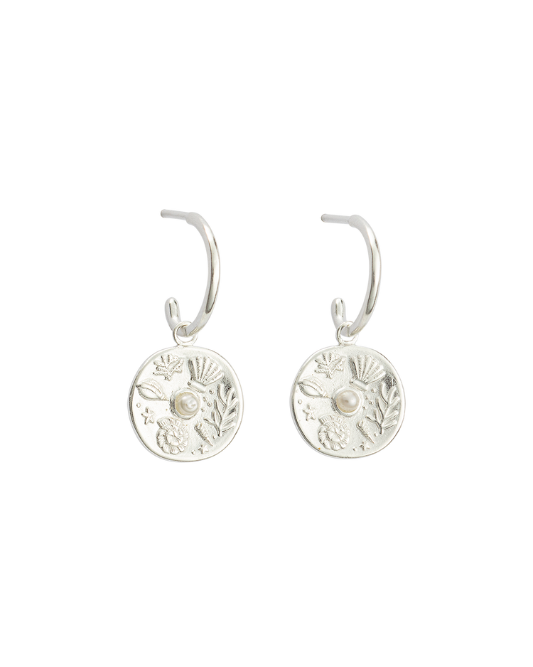 BY THE SEA HOOPS (STERLING SILVER) IMAGE 1
