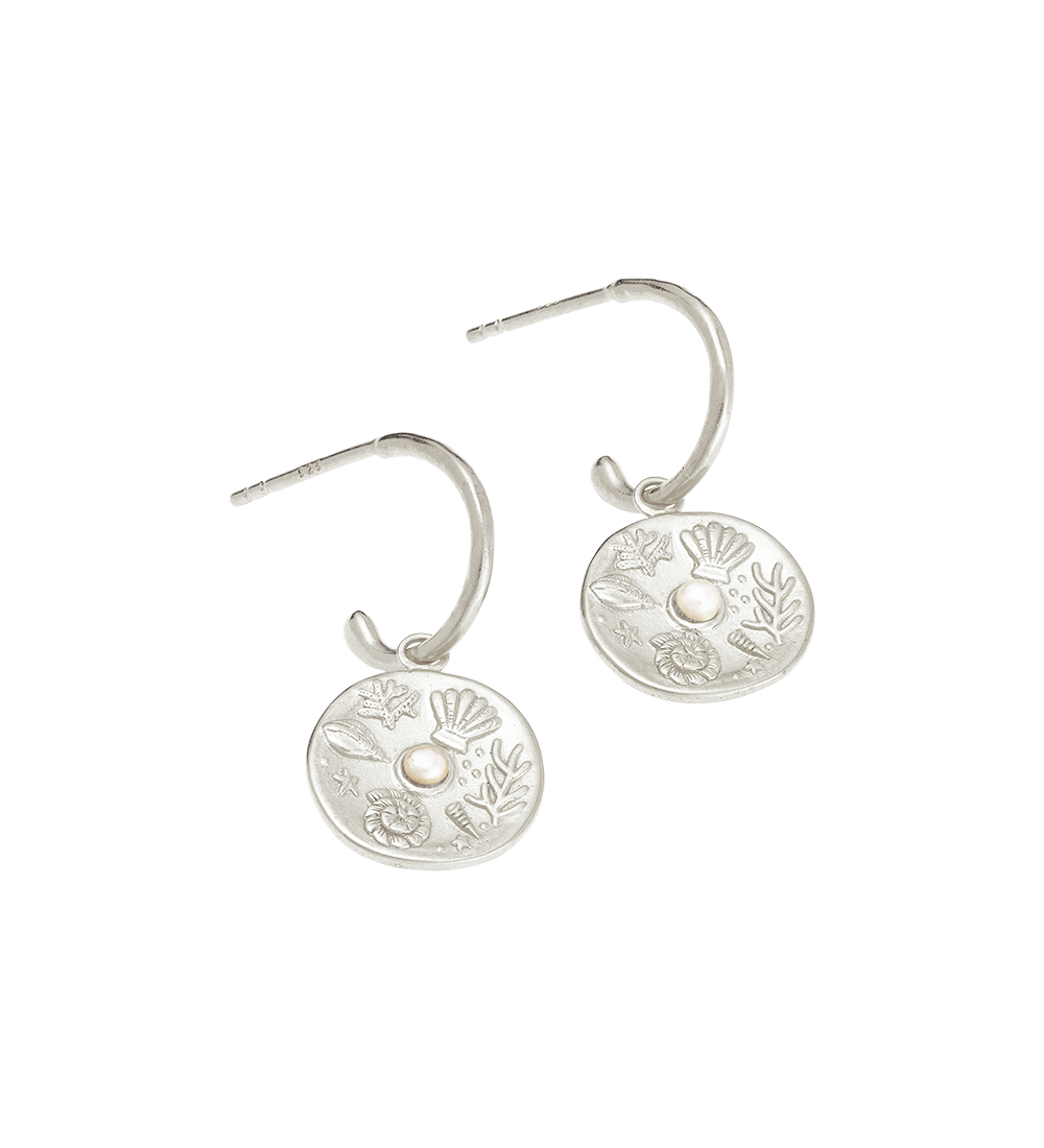 BY THE SEA HOOPS (STERLING SILVER) IMAGE 4