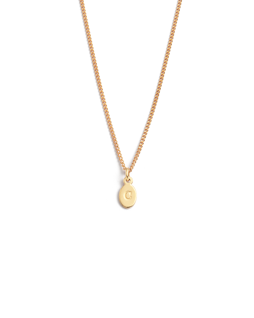 INITIAL NECKLACE A-Z (18K GOLD VERMEIL) IMAGE 8