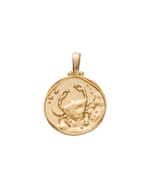 CANCER ZODIAC (18K GOLD VERMEIL) IMAGE 1