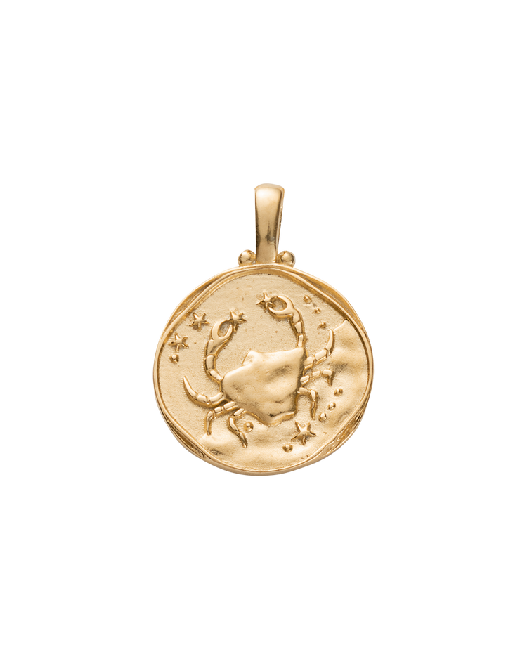 CANCER ZODIAC (18K GOLD VERMEIL) IMAGE 1