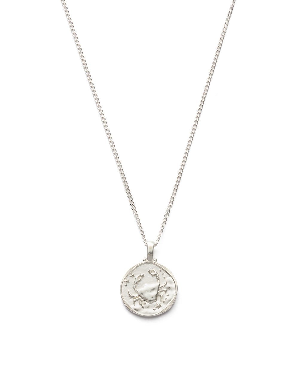 CANCER ZODIAC NECKLACE (STERLING SILVER) IMAGE 1