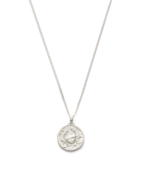 CANCER ZODIAC NECKLACE (STERLING SILVER) IMAGE 1