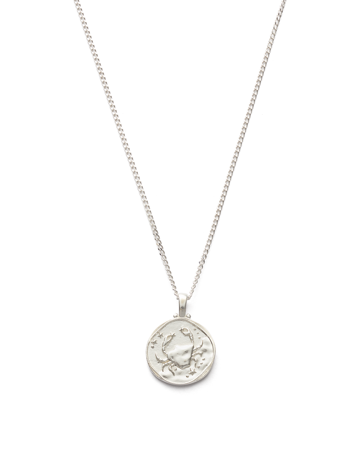 CANCER ZODIAC NECKLACE (STERLING SILVER) IMAGE 1