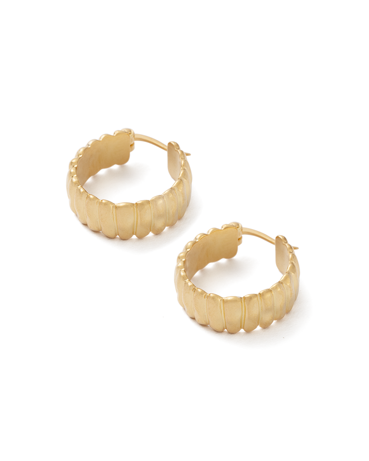 CISCO HOOPS (18K GOLD PLATED)