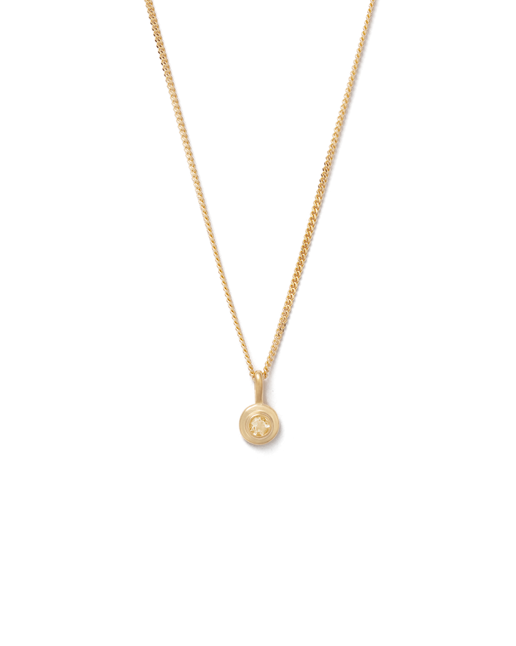 BIRTHSTONE NECKLACE (18K GOLD VERMEIL) NOVEMBER