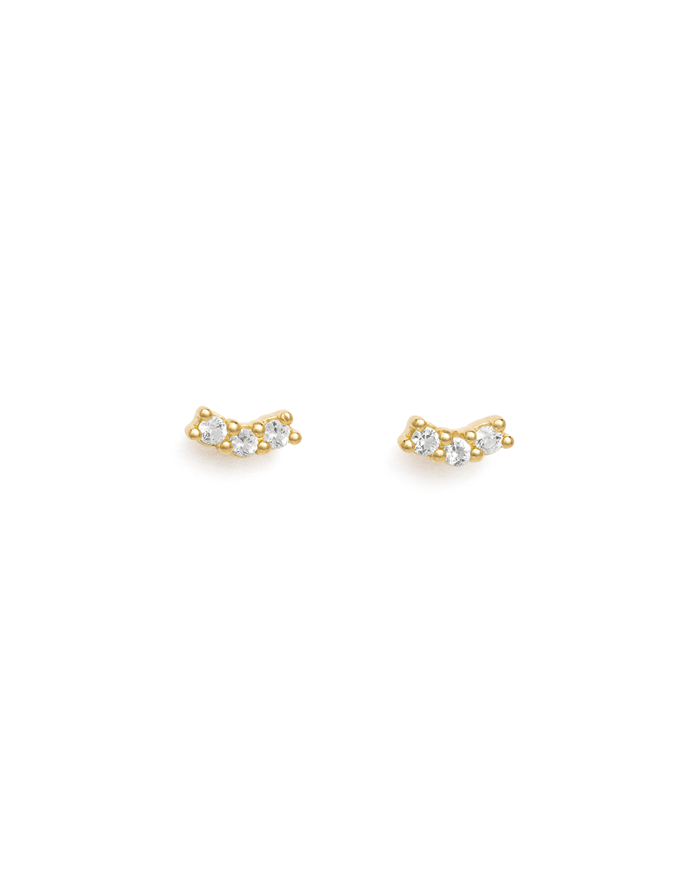 CONTOUR TOPAZ STUDS (GOLD) (TEST PROCESS) IMAGE 7