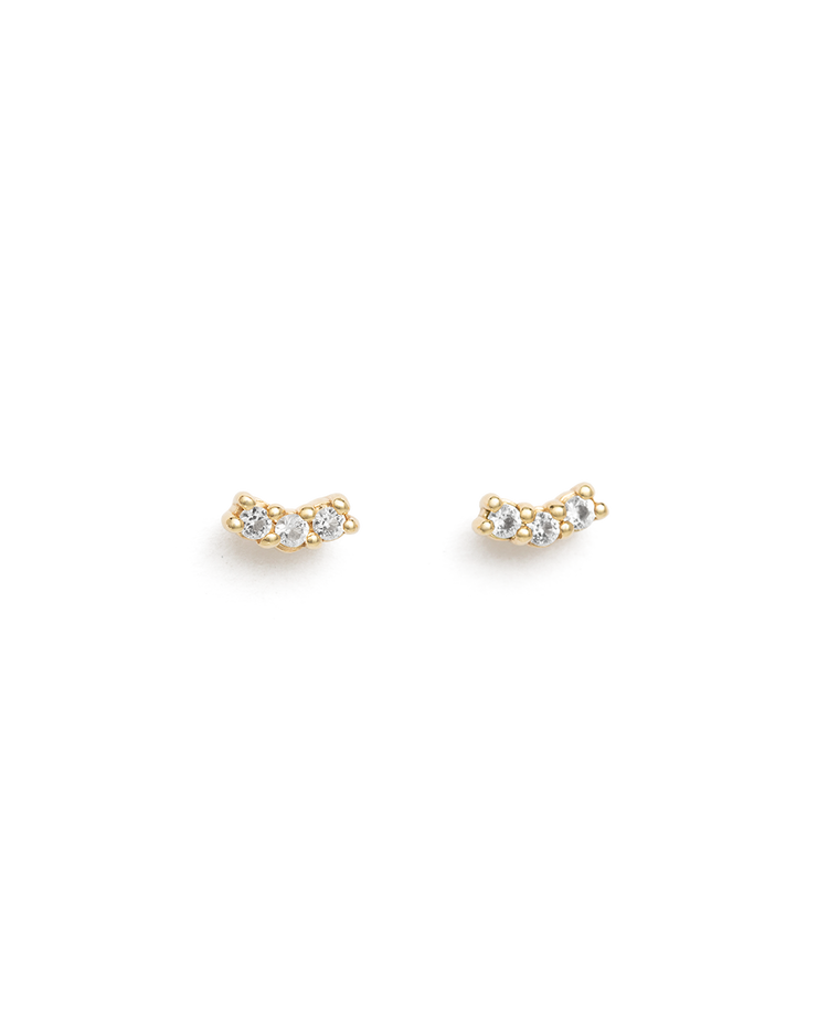 CONTOUR TOPAZ STUDS (GOLD) (TEST PROCESS) IMAGE 1