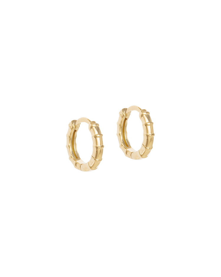 DECO HUGGIES (18K GOLD PLATED)