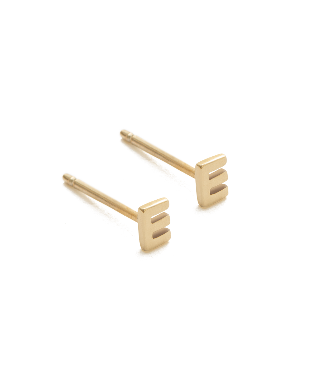 INITIAL EARRINGS (9K GOLD) IMAGE 9
