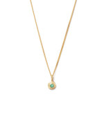 BIRTHSTONE NECKLACE (18K GOLD VERMEIL) MAY