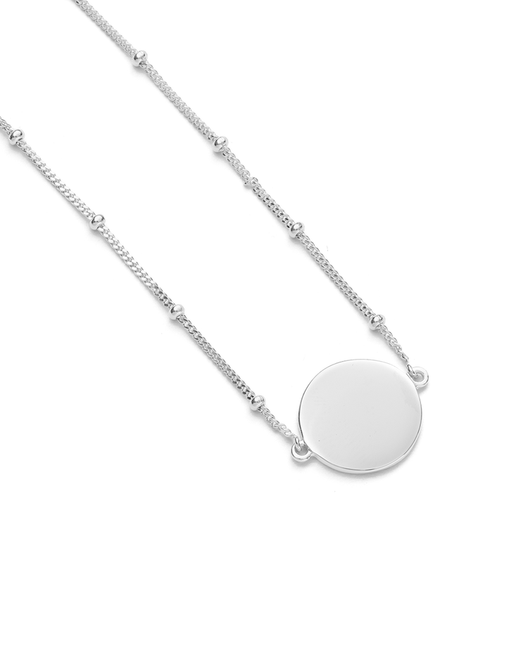 ENGRAVABLE DISC BRACELET (STERLING SILVER)