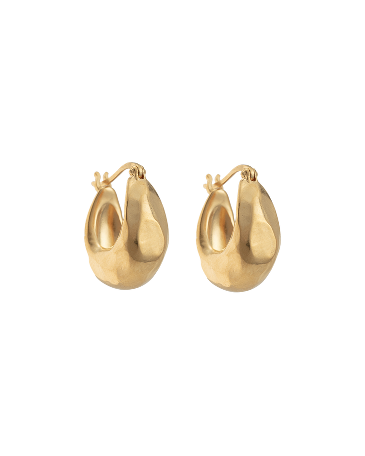 ESSENCE HOOPS SMALL (18K GOLD PLATED) IMAGE 1