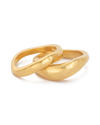 ESSENCE STACKING RING SET (18K GOLD PLATED) IMAGE 1