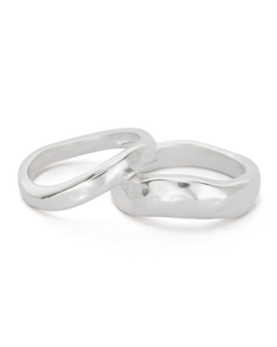 ESSENCE STACKING RING SET (STERLING SIlVER) IMAGE 1