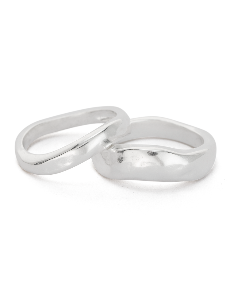 ESSENCE STACKING RING SET (STERLING SIlVER)
