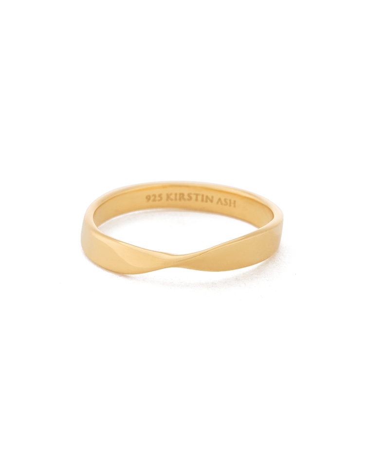 FOLD BAND RING (18K GOLD VERMEIL)