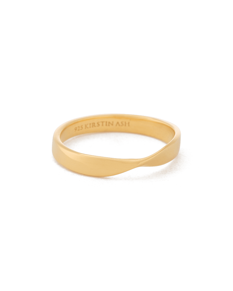 FOLD BAND RING (18K GOLD VERMEIL)