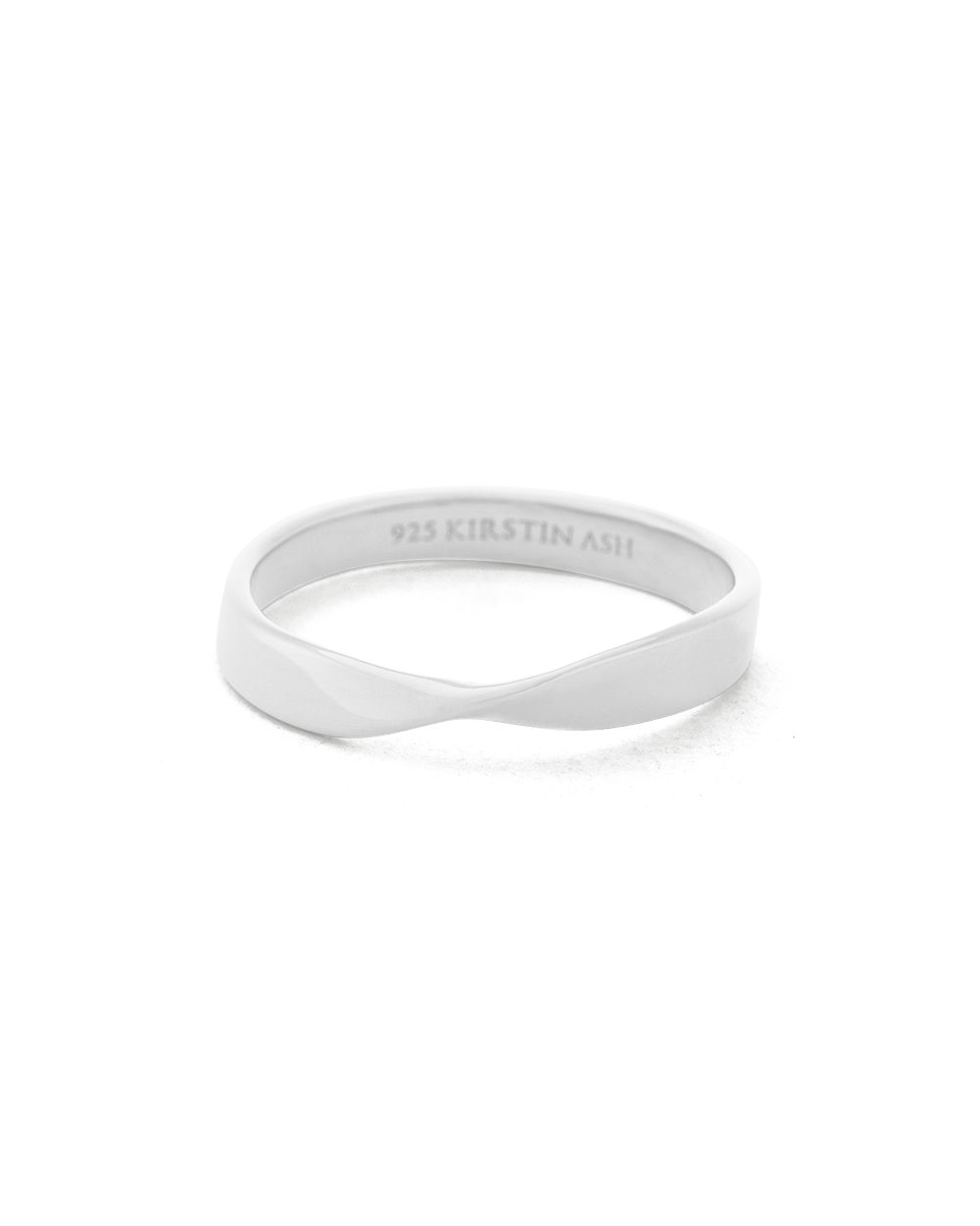 FOLD BAND RING (STERLING SILVER) IMAGE 1