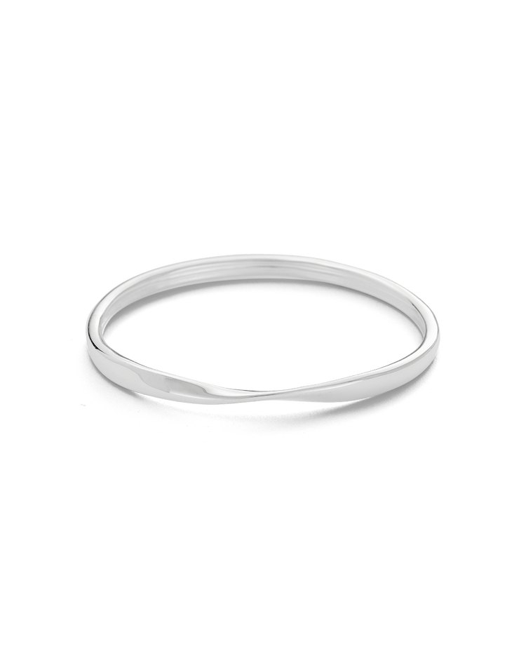 FOLD BANGLE (STERLING SILVER)